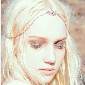 Pamela Love silver chain eye Headpiece~